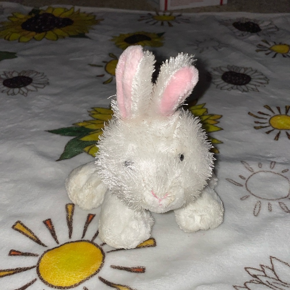 Webkinz White Stuff Animal rabbit